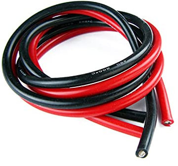 KEPOHK Filo Cavo Filo di silicone morbido 11AWG 10AWG 9AWG 8AWG 7AWG 6AWG 4AWG 35/50/70mm2 4AWG -1 metri