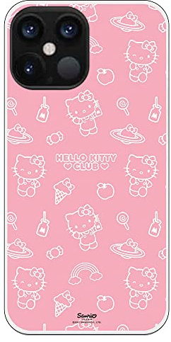 Personalaizer iPhone 12 Pro MAX Case - Hello Kitty Pattern on Pink