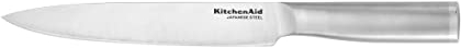 KitchenAid Couteau trancheur Gourmet avec couvercle de lame en acier inoxydable 20,3 cm