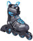 K2 Skates Jungen Inline Skates Cadence B LTD, Black - Grey - Ice Blue, 30G0828.1.1.S