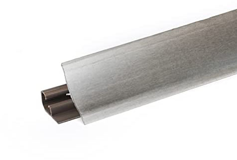 DQ-PP 2,5m WINKELLEISTE | Titan | 23 x 23mm | PVC | Küchenleiste Arbeitsplatte Abschlussleiste Leiste Küche Küchenabschlussleiste Wandabschlussleiste Tischplattenleisten