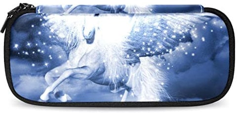 Fee Pegasus Federmäppchen Große Kapazität Stiftemarker Halter Tasche Box Organizer Tasche Make-up Tasche für Schule Büro Erwachsene Mädchen Junge