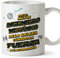 MUGFFINS Tazas para INGENIERO MECÁNICO hombre - En Español - Mejor de la Galaxia Cuando Fuerza me Acompaña - 11 oz / 330 ml - Regalo original y divertido