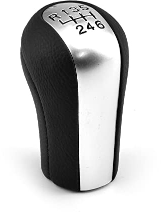 QKLsudua Pomo de palanca de cambios MT de 6 velocidades de piel sintética compatible con to-yota Co-Rolla Ver-so RAV4 Ya-RIS AY-GO-Matte