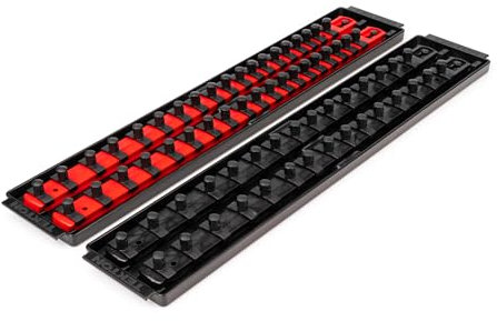 TEKTON 3/8 Inch Drive Socket Rail and Tray Set (68-Tool) | OST91901