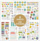 Zayookey 8 Blatt Wochenplan Aufkleber 240 Stück Planer Sticker Scrapbook Dekorative Aufkleber Bullet Journal Zubehör für Planner Kalender Tagebuch
