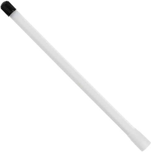 Extensión de válvula rígida de plástico para camión o coche, adaptador de válvula, color blanco, 180 mm