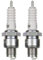 2x Zündkerze B7HS Zündkerzen Set 2 Stück passend für Vespa 125/150, Suzuki GT 185, Yamaha DT 50, Ducati GTV 500 u. v. m.