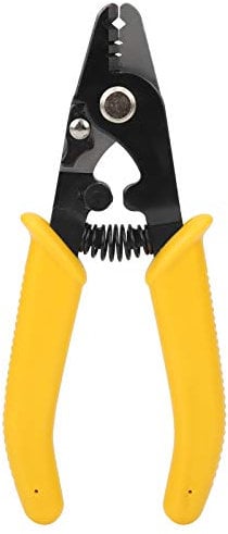 Wire Strippers Electrical, Quickwire Stripper Wire Stripper Fiber Wire Strippers 3 Holes Optical Fiber Stripping Pliers Tool Fiber Coating Striipping Tools for Electricians