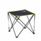 InnovaGoods Ligera, Camping con Bolsa de Transporte, Plegable con 2 portavasos, Mesa portátil para Exterior Ideal para picnics, acampadas, jardín, Playa, Poliéster, Negro, 8435527826529
