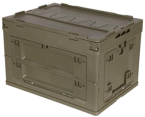 MFH Box Kunststoff faltbar 60 l oliv (60 l)