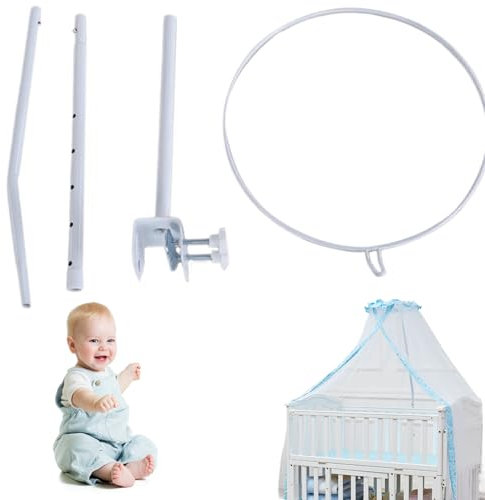 Porte-canopée de la crèche à pince, support de canopée pour bébé réglable, porte-canopée de lit de berce