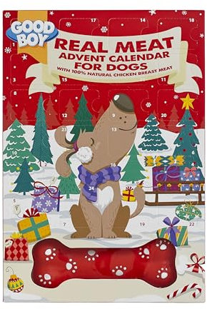 Good Boy Christmas Dog Adventskalender Fleischige Leckereien & Quietschspielzeug