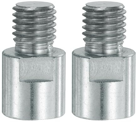 sourcing map 2pcs 5/8-11 Female to M14-11 Male Adapter Polisher Adaptor Connecting Rotary Tool Attachment Thread Adapter Conversion Tool for Diamond Core Bit Polishing Pad Wheel