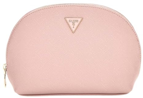 GUESS borsa per utensili Dome Cosmetic Pouch Candy Pink rosa salmone