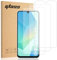 Totill Lot de 3 protections d'écran en verre trempé pour Samsung Galaxy A16 et A26, faciles à installer, compatibles avec les coques, clarté cristalline, bords arrondis confortables, résistants aux