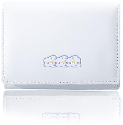 Portefeuille Femme en PU avec, Portefeuille Femme Petit et Court Format, Portefeuille pour Femme en Simili Cuir Lisse et Doux