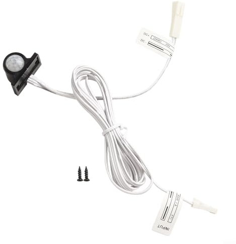 Améliorez l'éclairage de votre maison avec cet interrupteur automatique à détecteur de mouvement infrarouge PIR DC 12 V pour bandes LED (noir)