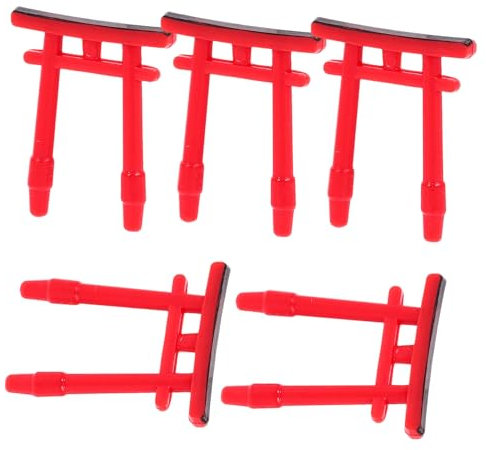 Kisangel Ensemble de 5 Portes Torii Miniatures pour Décoration Japonaise pour Table de Sable