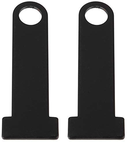 Helmet Strap D Ring Lock, Stainless Steel Helmet Lock Motorcycle Accessories Universal for Motorcycle (Black)