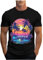 UHouse Tee Shirt Homme Ete T-Shirt à Manches Courtes Teeshirt Hawaien Imprimé Décontracté Tee-Shirt Col Rond Streetwear Fin Cut Top Grande Taille Habit Coton Vetement Mes Commandes Passées Noir XXL