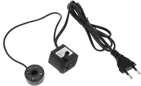 ibasenice Pompe à Eau Submersible Aquarium 2W Mini avec Lumière LED Colorée Circulation Réglable Silencieuse pour Fontaine Étang Bonsaï Jardin Aquatique Fixation Ventouse