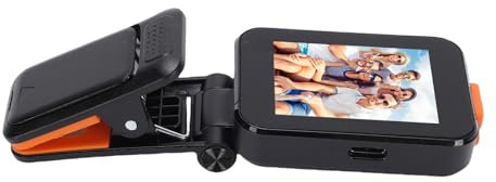 SUNGOOYUE Telefon-Vlog-Selfie-Bildschirm HD-Klarbildschirmprojektion 2-Zoll-Displaygröße für Benutzer Drahtloser Netzwerke Kompatibel mit 9.0+ und 2.0+ (Black)