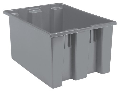 akro-mils Nest und Stapel Kunststoff Lagerung und Verteilung Tote, 29.5-inch L von cm W – RTL1272 von 15 Zoll H, Fall von 3, 35300GREY