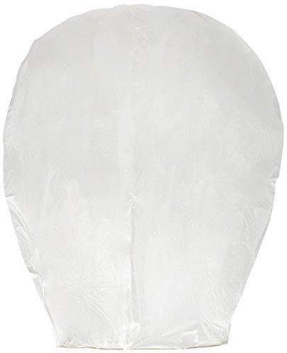 AREA-20 PZ Sky Lanterna Cinesi Volante Mongolfiera X Matrimonio, Colore Bianco, 6L-5S9L-ZYJ7