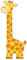 Weizenkorn Messlatte Giraffe, bedruckt