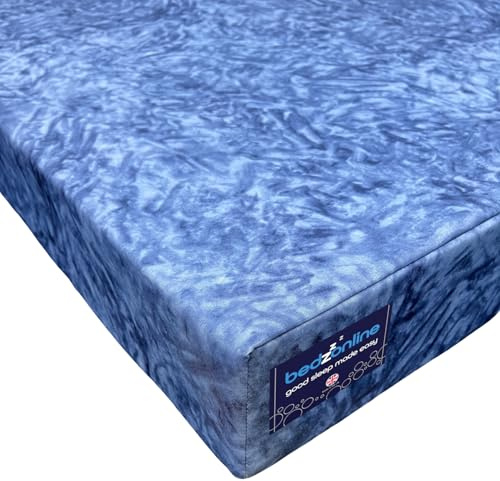 BEDZONLINE Waterproof Mattress, Double, 13 cm Thick | 190 x 137 x 13cm, Reflex Foam 5 Zone Support, Removable Machine Washable Hygiene Cover, Silent Liquid Barrier