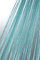 Haus und Deko Fadenvorhang Fadengardine mit Lurex veredelt Metallic Effekt Gardine Vorhang türkis 90x250 cm