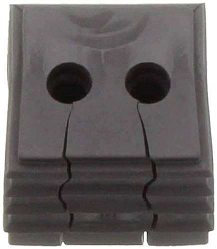 CONTA-CLIP 28555.4 Kabeldurchführungssystem Kdsclick, Dichtelement KDS-De 2x4-5 BK, Montageart: Stecken, Länge x Breite: 42, 8 mm, IP 66, Farbe: schwarz, 10 Stück