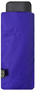 SMATI Mini Kompakt-Faltschirm - Taschengröße 18cm, windfest, 200g ultraleicht, manuell, Reise-Regenschirm, Gemischter Regenschirm, Farbe ELEKTRISCH BLAU