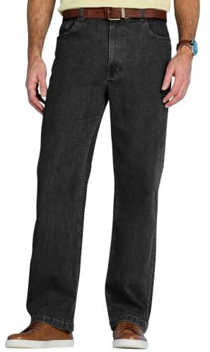 Chums Men's Denim Jeans in Stretch Fabric Black