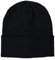 Rotfuchs Strickmütze Wintermütze Herrenmütze Wollmütze Warm & Kuschelig Uni Wolle Made in Germany (schwarz, 50% Wolle 50% Polyacryl)
