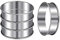 4er Set Double Rolled Tart Ringe English Muffin Ringe Professional Crumpet Ringe