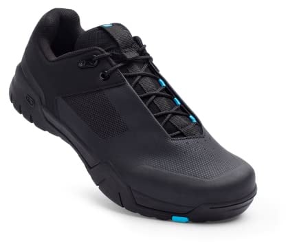 Crankbrothers Mallet-E Lace Fahrradschuhe, Schwarz/Blau, 38 EU