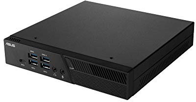 Asus PB40-BC195ZV, Mini Desktop PC Intel Celeron N4100, scheda grafica Intel HD integrata, memoria DDR4 da 4 GB, 64 GB, Windows 10 Pro, colore: Nero