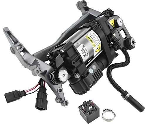 Frankberg Compresseur d'Air de Suspension Compatible avec C.a.y.e.n.n.e 92A 3.0L-4.8L 2011-2017 T.o.u.a.r.e.g 7P5 7P6 3.0L-4.2L 2011-2017 Remplacer# 95835890100