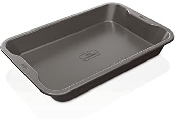 Ninja B30613 Foodi NeverStick Premium 9 inch x 13 inch Cake Pan, Nonstick, Oven Safe up to 500⁰F, Dishwasher Safe, Grey
