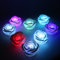 4 Bougies Chauffe-plat LED Roses sans Flamme, Colorées Scintillantes et Lumineuses à Piles, Durent 3 Fois Plus Longtemps, Fausses Bougies Chauffe-plat pour les les Cafés,