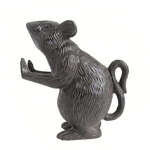 Butées de porte en fonte, statue rustique décorative pour extérieur, cale-porte vintage en fer avec animaux sur la surface du sol pour la maison, le bureau, la chambre, serre-livres lourd
