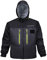 Kylebooker Fliegenfischen Waten Jacke Outdoor-Aktivitäten wasserdicht Wader Jacken für Männer und Frauen（M,Schwarz）