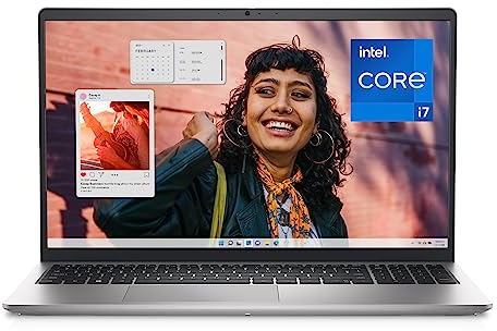 Dell Inspiron 15 3530 Laptop | 13th Gen Intel Core i7-1355U | 15.6 FHD 120Hz Display | 16GB RAM | 512GB SSD | Intel Iris Xe Graphics | Windows 11 Home | QWERTZ Keyboard | Silver