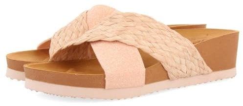 GIOSEPPO Sandalias con CUÑA Tipo Bio Y Tiras Color Rosa para Mujer GOULDS