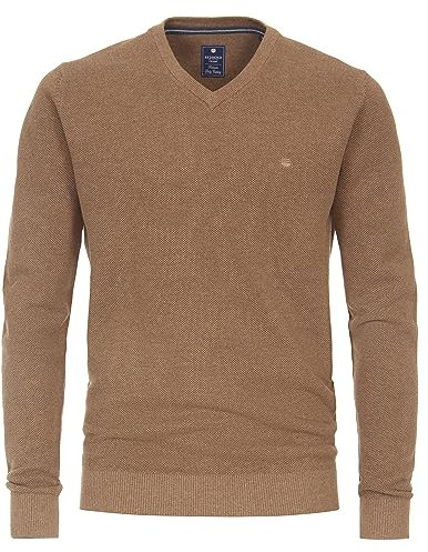 Redmond Pullover Uni 303 Camel - braun M