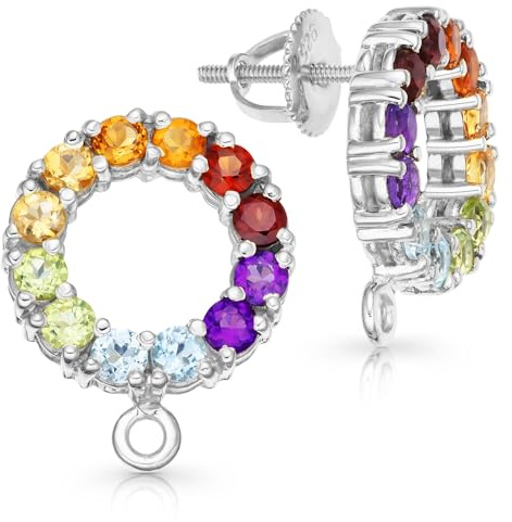 PRIDE Fashion Jewelry - LGBTQ Regenbogen Ohrstecker aus 925 Silber, Perfekt für Pride, LGBT, LGBTQIA, Gay, Asexuell, Agender, Bigender, Bisexuell, Genderqueer, Trans, Transgender Unterstützung
