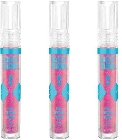essence Harley Quinn multi-reflective lipgloss, Nr. 01, Rot, pflegend, sofortiges Ergebnis, glänzend, schimmernd, vegan, ohne Parabene, ohne Mikroplastikpartikel, Nanopartikel frei, 3er Pack (3x3ml)