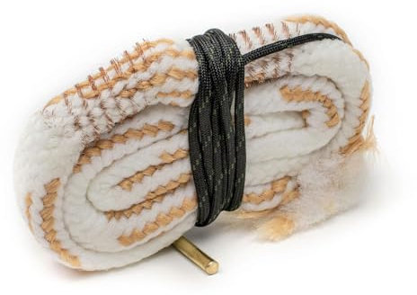 Rifle Doc Laufreinigungsschnur Kaliber 16er Flinte | 16 GA, Waffenreinigungsset, Putzschnur mit integrierter Bronze-Bürste, zur Laufreinigung & entölen, waschbar, reißfest